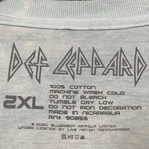 Def Leppard Adrenalized Rock Album T-shirt Size 2XL - Picture 2 of 4